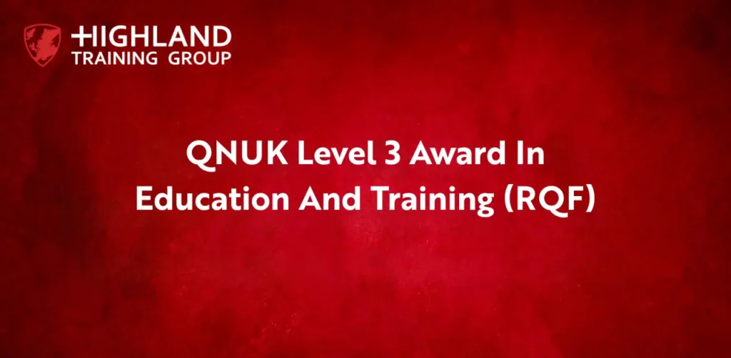 QNUK Level 3 Award In Education And Training